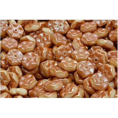 Vintage Rondelle Beads N. 35 Marrón