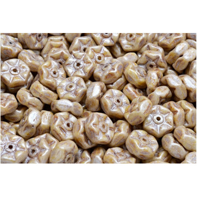 Vintage Rondelle Beads N. 36 Beige