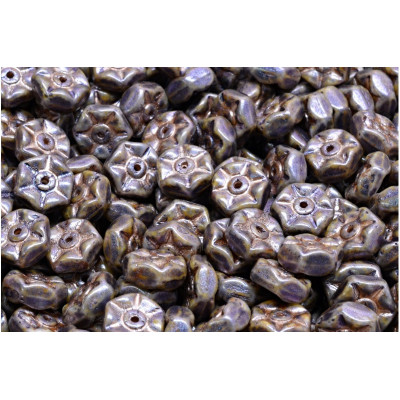 Vintage Rondelle Beads N. 43 Violet