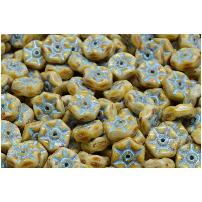 Vintage Rondelle Beads N. 44 Beige