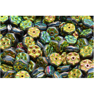 Vintage Rondelle Beads N. 50 Green