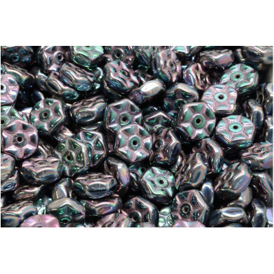 Vintage Rondelle Beads N. 52 Grün