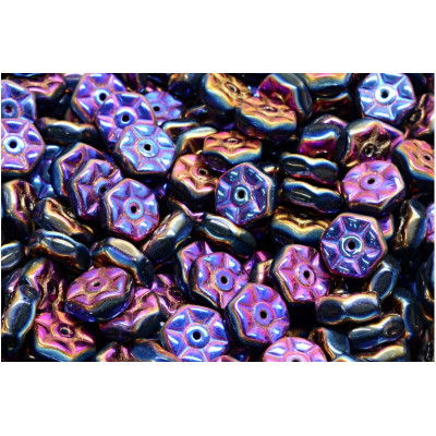 Vintage Rondelle Beads N. 53 Violet