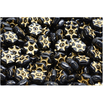 Vintage Rondelle Beads N. 55 Black