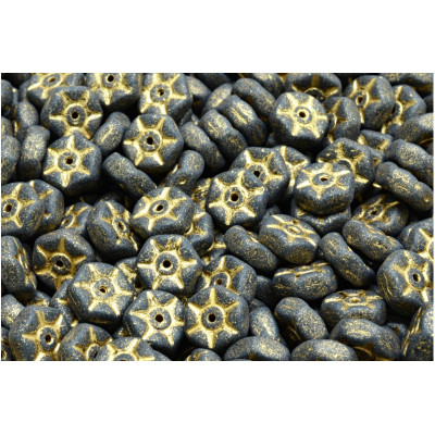 Vintage Rondelle Beads N. 58 Grey