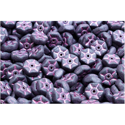 Vintage Rondelle Beads N. 59 Violet