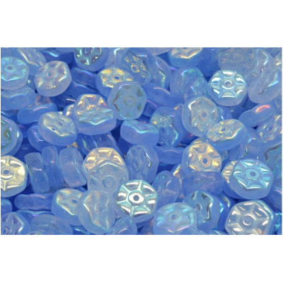 Vintage Rondelle Beads N. 60 Light blue