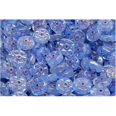 Vintage Rondelle Beads N. 62 Light blue