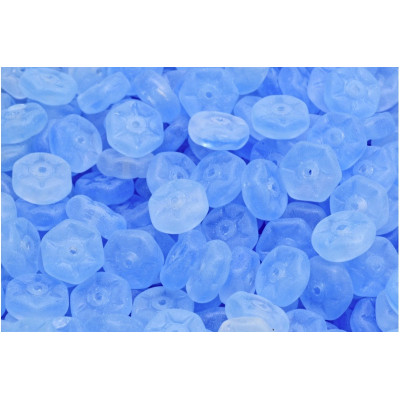 Vintage Rondelle Beads N. 63 Hellblau