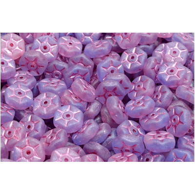 Vintage Rondelle Beads N. 66 Violet