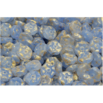 Vintage Rondelle Beads N. 67 Light blue