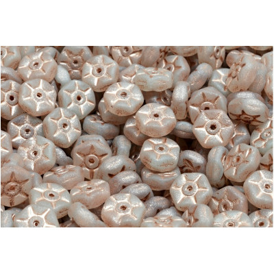 Vintage Rondelle Beads N. 73 Beige