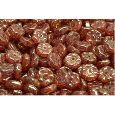 Vintage Rondelle Beads N. 82 Marrón