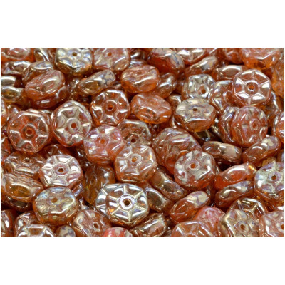 Vintage Rondelle Beads N. 83 Marrón