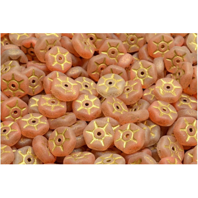 Vintage Rondelle Beads N. 88 Rose