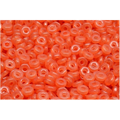 Hex Nut Beads 2x5mm Orange 00030-20003 | Czech Glass Beads