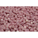 Cube Beads 4x4mm White Alabaster Lila 02010-14494 | Czech Glass