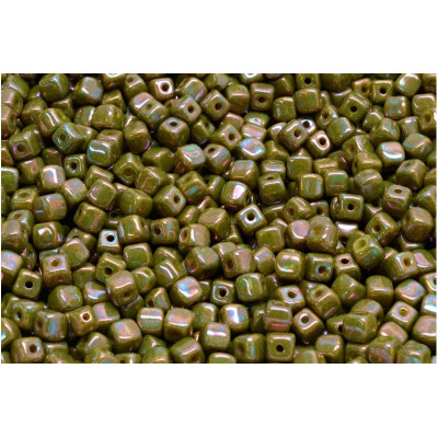 Cube Beads 4x4mm Limon Nebula 83120-15001 | Rutkovsky Czech Glass