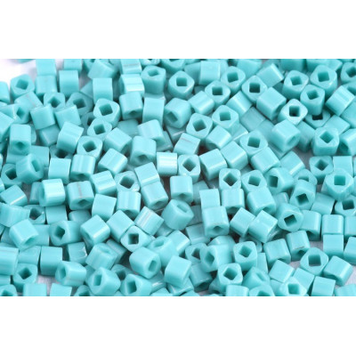 TOHO Cube 3mm Opaque Turquoise 256 | Japanese Glass Beads
