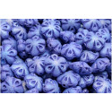 Folklore Flower Beads 11x11mm Violet 84100 | Czech Glass Beads