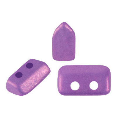 Czech Glass Piros® par Puca® Chatoyant Grape 29725 | 2-Hole Beads