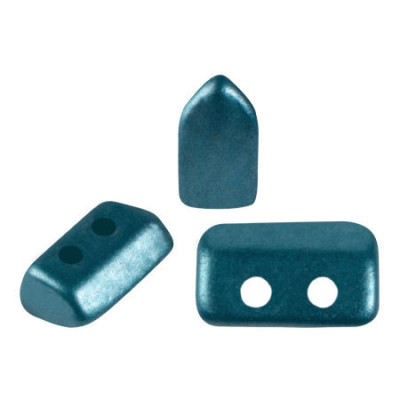 Piros® par Puca® 02010/25033 Pastel Petrol 5x3x2mm | Czech Beads