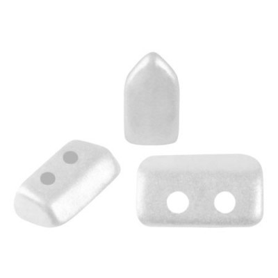 Piros par Puca Beads 5x3mm Pastel White 02010/25001 | Czech Glass