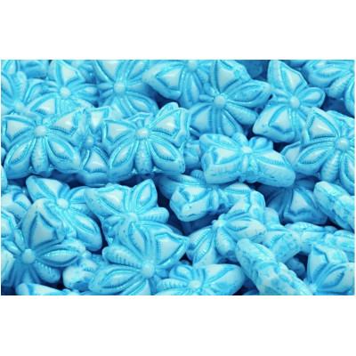Butterfly Beads N. 3174 Light blue