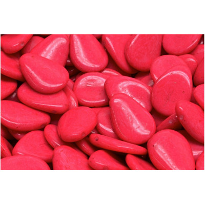 Anemone Petal Beads 11X16 mm N. 89 Rojo