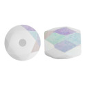 Baros® par Puca® 5x6mm White AB 03000-28701 | Czech Glass Beads