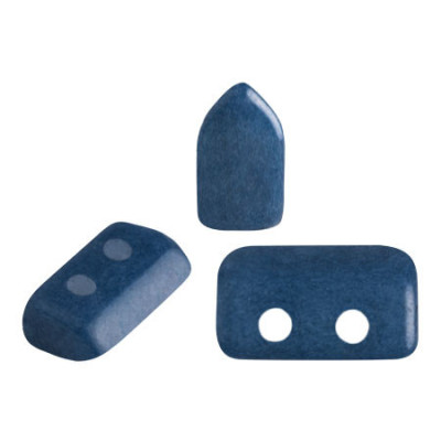 Piros par Puca Opaque Curacao 02020/32126 | Czech 2-Hole Beads