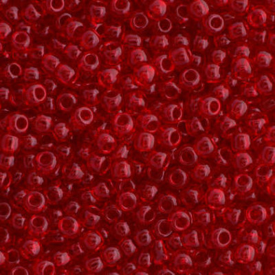 TOHO Round 11/0 rocallas Transparent Ruby 5C | 10g