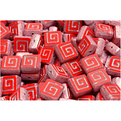 TCB Celtic Square 9x9 mm N. 2 Red