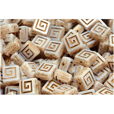 TCB Celtic Square 9x9 mm N. 6 Gold