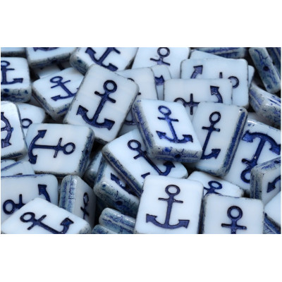 TCB Anchor Design Rectangle N. 134 Bianco