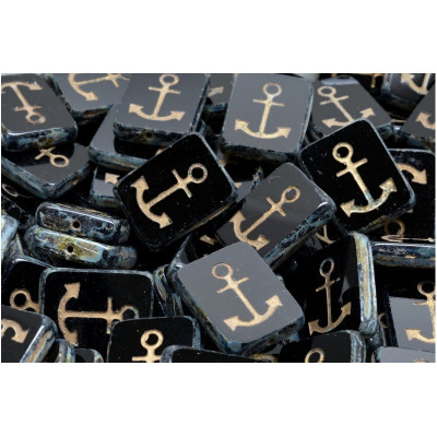 TCB Anchor Design Rectangle N. 138 Nero
