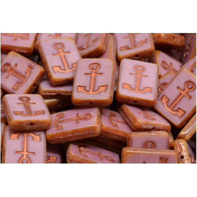 TCB Anchor Design Rectangle N. 144 Rosado