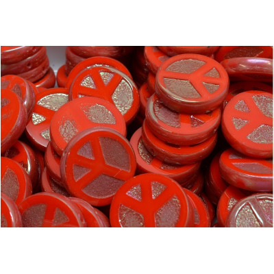 TCB Peace Beads N. 160 Rosso