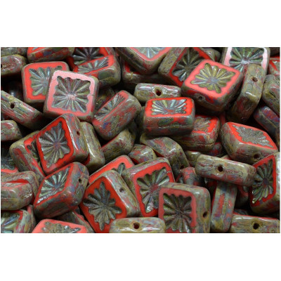 TCB Squared Kiwi Beads N. 170 Rosso