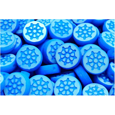 TCB Wheel Coin Beads N. 174 Bleu clair