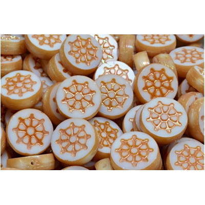 TCB Wheel Coin Beads N. 190 Blanc