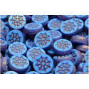 TCB Wheel Coin Beads N. 195 Azul