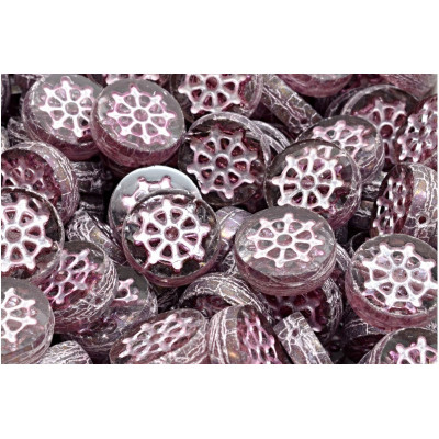TCB Wheel Coin Beads N. 196 Violet
