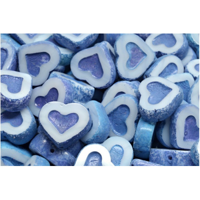 TCB Heart Beads N. 200 Blanco