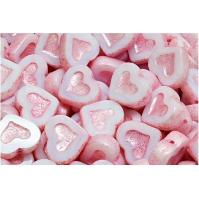 TCB Heart Beads N. 203 Blanc
