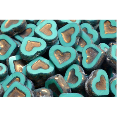 TCB Heart Beads N. 206 Verde