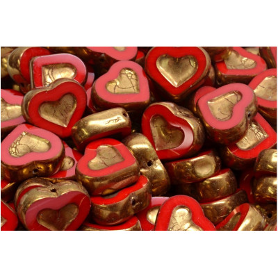 TCB Heart Beads N. 207 Rosso