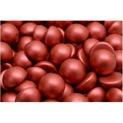 14mm Metallic Terracotta Czech Glass Cabochon Beads 01890