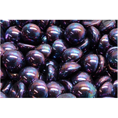 12mm Jet Gold Bronze Cabochon Beads 23980-90215 | Rutkovsky