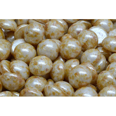 Rutkovsky Cabochon Beads 12mm Caraway 02010-65321 | Czech Glass